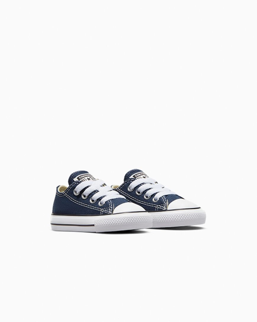 Tenis Converse Chuck Taylor All Star Classicos Cano Baixo Menino Azul Marinho | PT G0T8P93